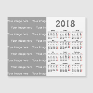 Crie seu próprio cartão magnético de calendári