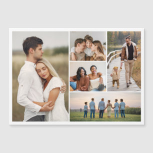 Crie Seu Próprio Cartão Magnético De Colagem De Fo