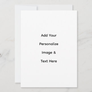 crie seu próprio cartão plano personalizado 5.5" x