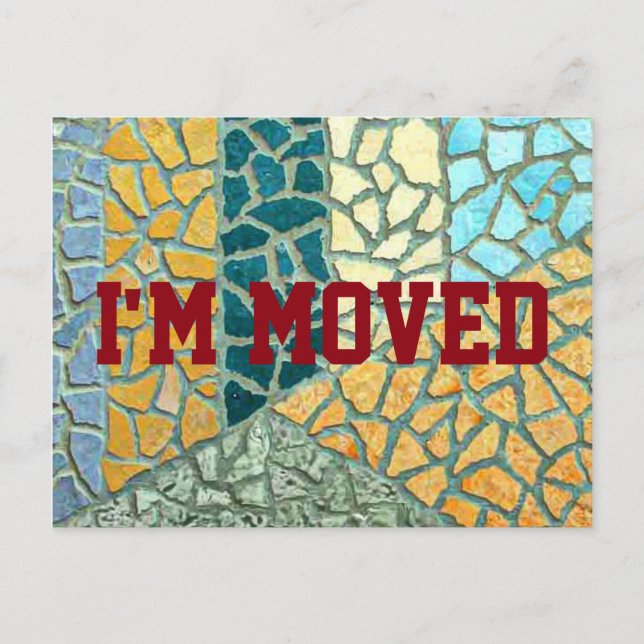 Crie seu próprio cartão postal com texto e fundo. (Frente)