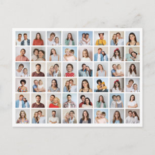 Crie seu próprio cartão postal de colagem de 48 fo