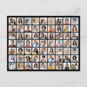 Crie seu próprio cartão postal de colagem de 63 fo