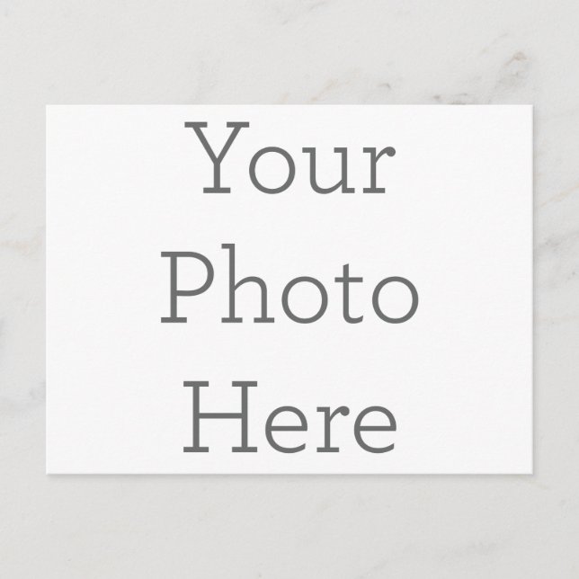 Crie Seu Próprio Cartão Postal de Foto (Frente)