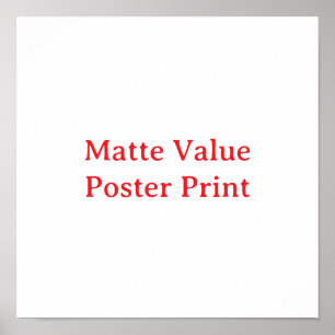 Crie Seu Próprio Cartaz de Impressão com Valor Mat