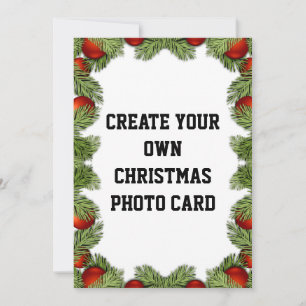 CRIE seu próprio CARTÕES DE FOTO DE NATAL