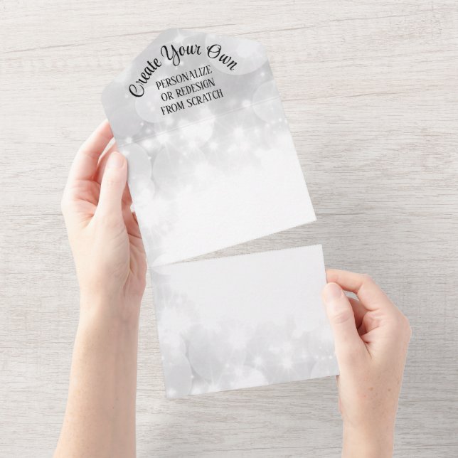Crie Seu Próprio Casamento Branco (Aba destacável)