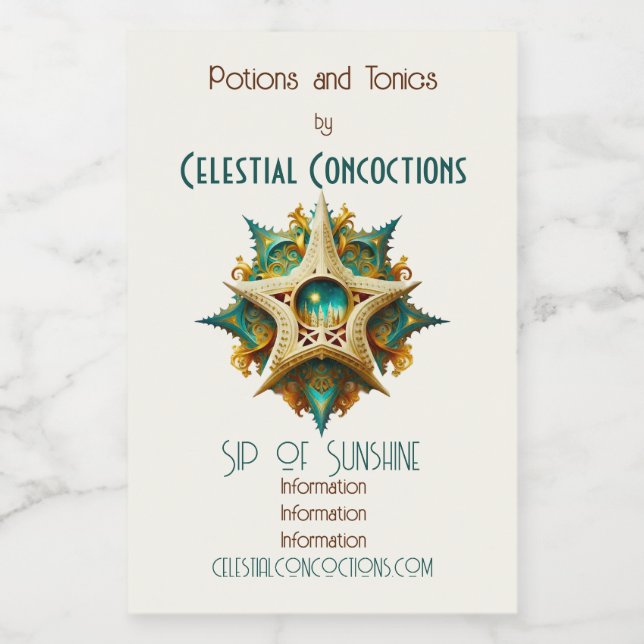 Crie Seu Próprio Castelo Steampunk Snowflake Yule (Rótulo Único)