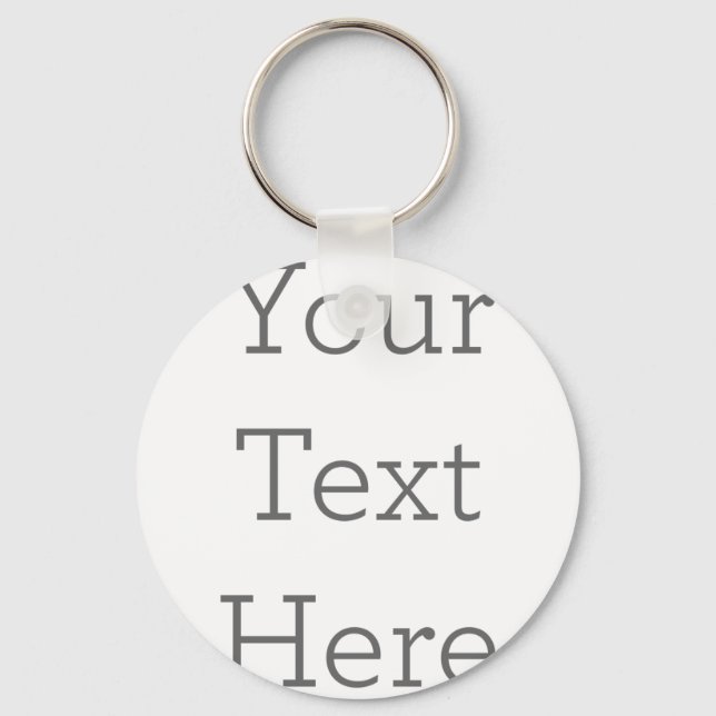 Chaveiro Círculo de Metal, 5,08cm (Frente)