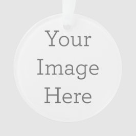 Crie Seu Próprio Círculo Ornamento Acrílico