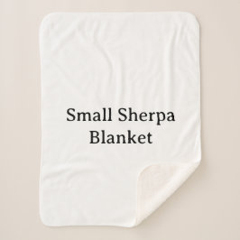 Crie Seu Próprio Cobertor Sherpa Pequeno Simples e