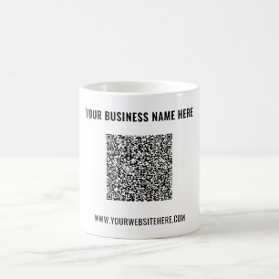 Crie Seu Próprio Código QR em Caneca de Café com T