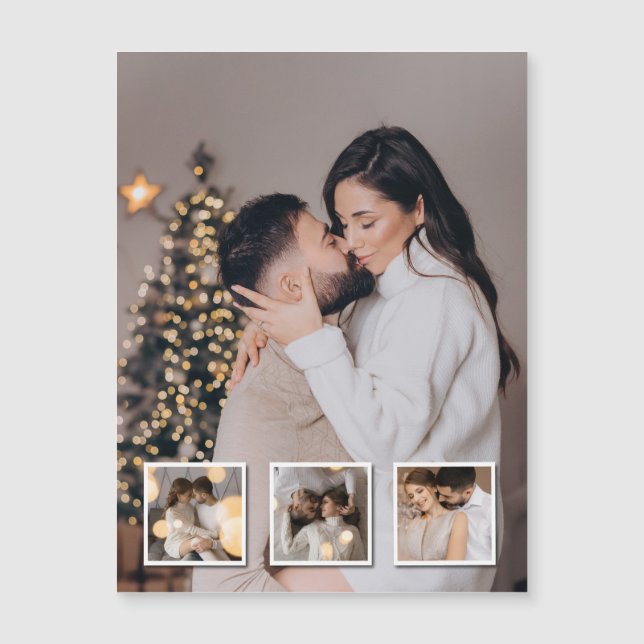 Crie seu próprio colagem de 4 fotos (Frente)