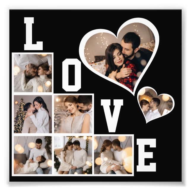 Crie seu próprio colagem de 8 fotos (Frente)