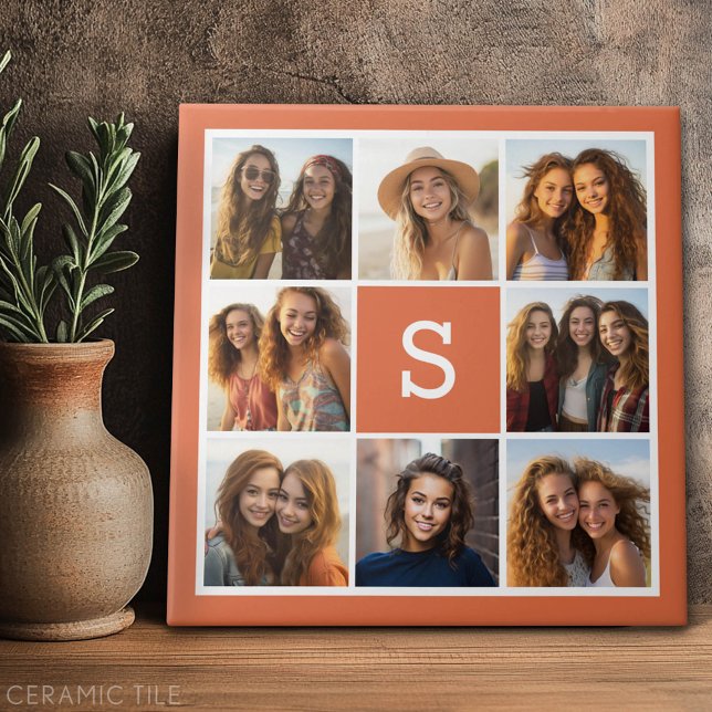 Crie Seu Próprio Colagem de Instagram com Monogram (Custom Tile)