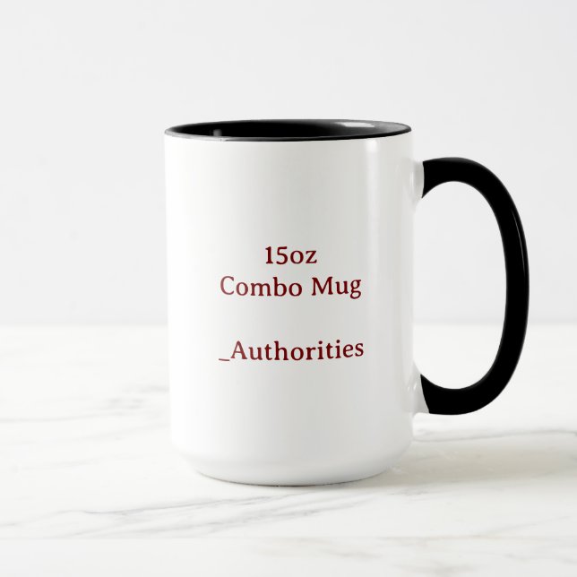 Crie Seu Próprio Combo de Caneca de 15oz (Direita)