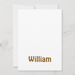 Crie Seu Próprio Convite de Casamento 13" x 18"