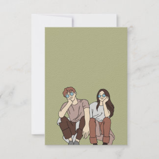 Crie Seu Próprio Convite De Casamento De 5" x 7"