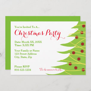 Crie seu próprio Convite de festas de Natal