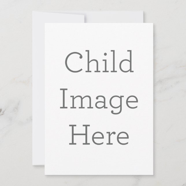 Convite simples, Tamanho: 12,7 cm x 17,8 cm, Papel: Fosco, Canto: Quadrado, Envelopes: Branco, Qualidade de impressão: Padrão (Frente)