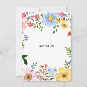 Crie Seu Próprio Convite Floral