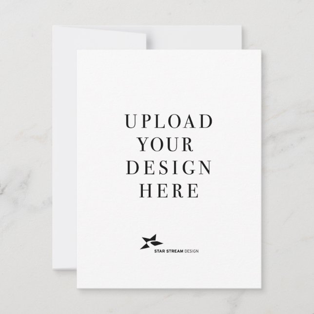 Crie seu próprio convite para retratos 4.25x5.5 (Frente)