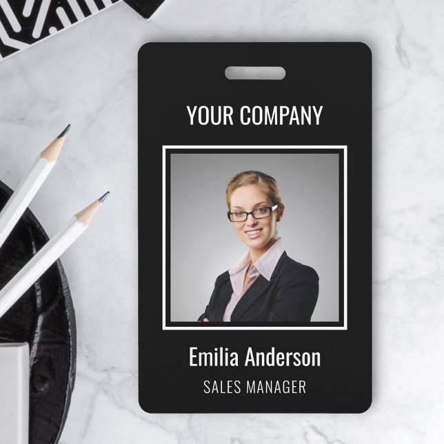 Crie seu próprio crachá de texto e fotos (Criador carregado)