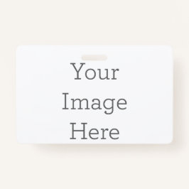 Crie seu próprio Crachá plástico de PVC vertical