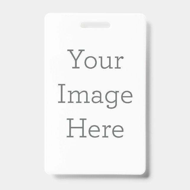 Crachá Vertical, Sem cordão (Frente)