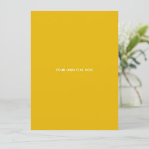 Crie Seu Próprio Design Amarelo Personalizado