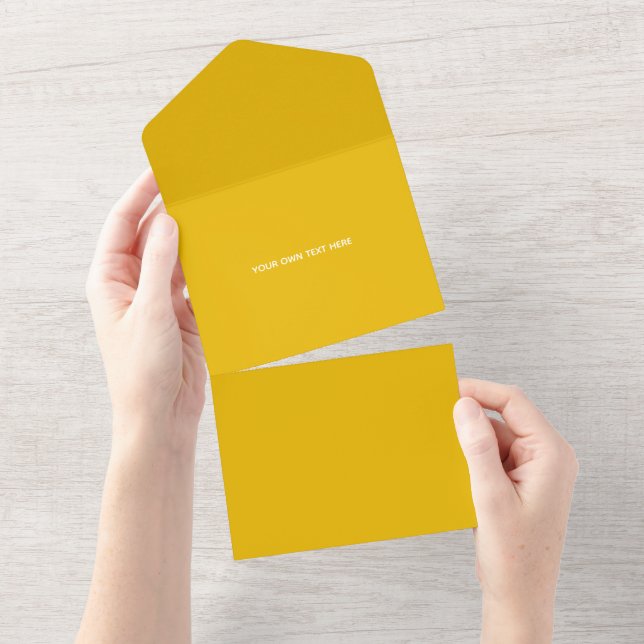 Crie Seu Próprio Design Amarelo Personalizado (Aba destacável)
