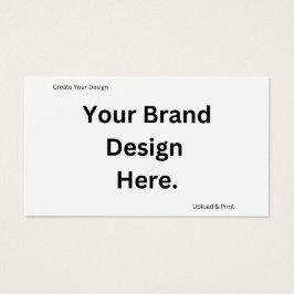 Crie seu próprio Design e Cartão de visita