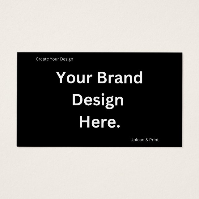 Crie seu próprio Design e Cartão de visita (Frente)