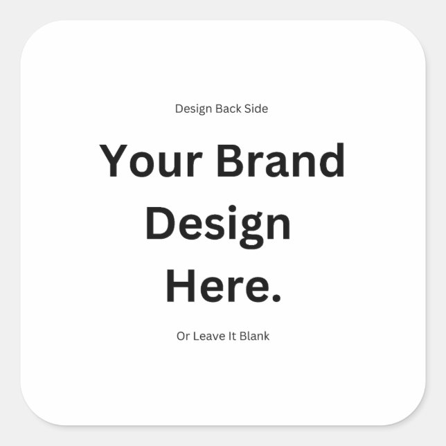 Crie Seu Próprio Design e Imprima Adesivo (Frente)