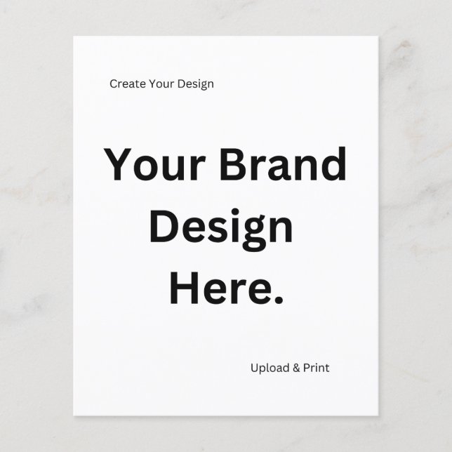 Crie Seu Próprio Design e Imprima Folha de Papel (Frente)