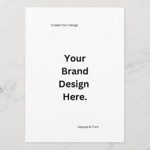 Crie Seu Próprio Design e Imprima Menu Plano