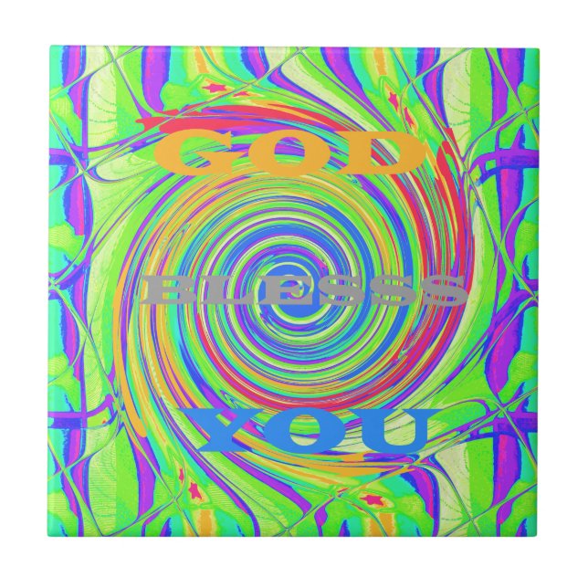 Crie seu próprio Deus abençoe seu texto inspirador (Frente)