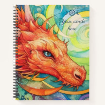 Crie Seu Próprio Dragão Vermelho Multicolorido