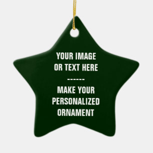 Crie seu próprio Enfeites de natal personalizado S