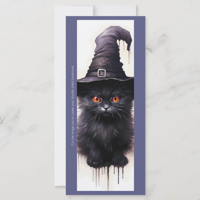 Crie seu próprio favorito da bruxa negra do Kitten (Frente)