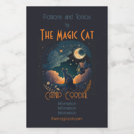 Crie seu próprio gato preto místico da meia-noite