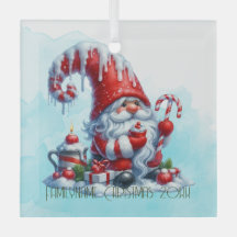 Crie Seu Próprio Gnomo de Natal Icy Peppermint