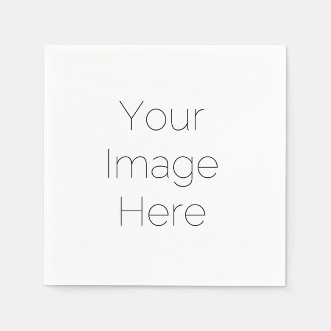 Crie seu próprio guardanapo de papel com foto (Frente)