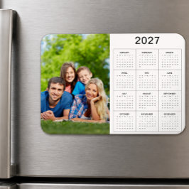 Crie seu próprio ímã de calendário 2027 com foto d