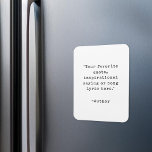 Crie seu próprio ímã de cotação Inspiracional<br><div class="desc">Crie seu próprio ímã de cotação personalizado. Basta adicionar sua citação inspiradora favorita na tipografia da máquina de escrever.</div>