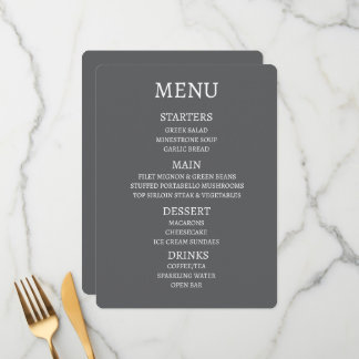 Crie seu próprio menu personalizado