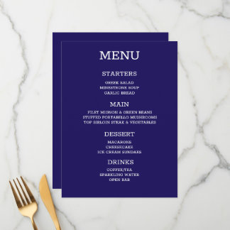 Crie Seu Próprio Menu Personalizado de Índigo