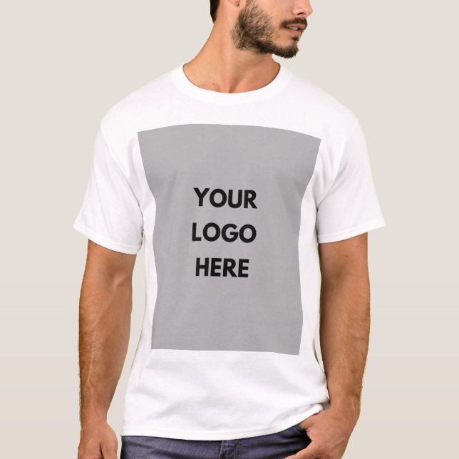 Crie seu próprio modelo de camiseta masculina pers (Frente)