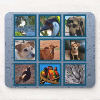 Crie seu próprio mouse pad - azul