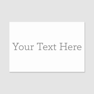 Crie seu próprio Nome de etiqueta Clássico Retângu