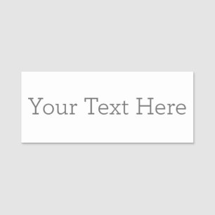 Crie seu próprio Nome de etiqueta Clássico Retângu